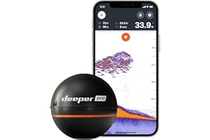 Deeper PRO Smart Portable Sonar - Wireless Wi-Fi Fish Finder for Kayak and Ice Fishing