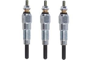 HIRINTOL 3PCS M87919 Glow Plugs Set For John Deere 330 332 375 430 435 455 6x4 655 670 770 755 855 X495 X595 F915 F925 F935 1435 2020 2030 2243 2500 2210 4010 4110 Tractors