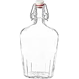 Bormioli Rocco Pocket Flask, 17 oz, Clear