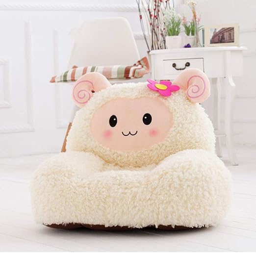 WAYERTY Niños sofá, Sillón niños Ovejas Felpa Sillon Bebe ...
