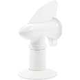 Camco 40595 White Cyclone Plumbing Vent With Weather Vane For RVs - Round Resin Vent Cap