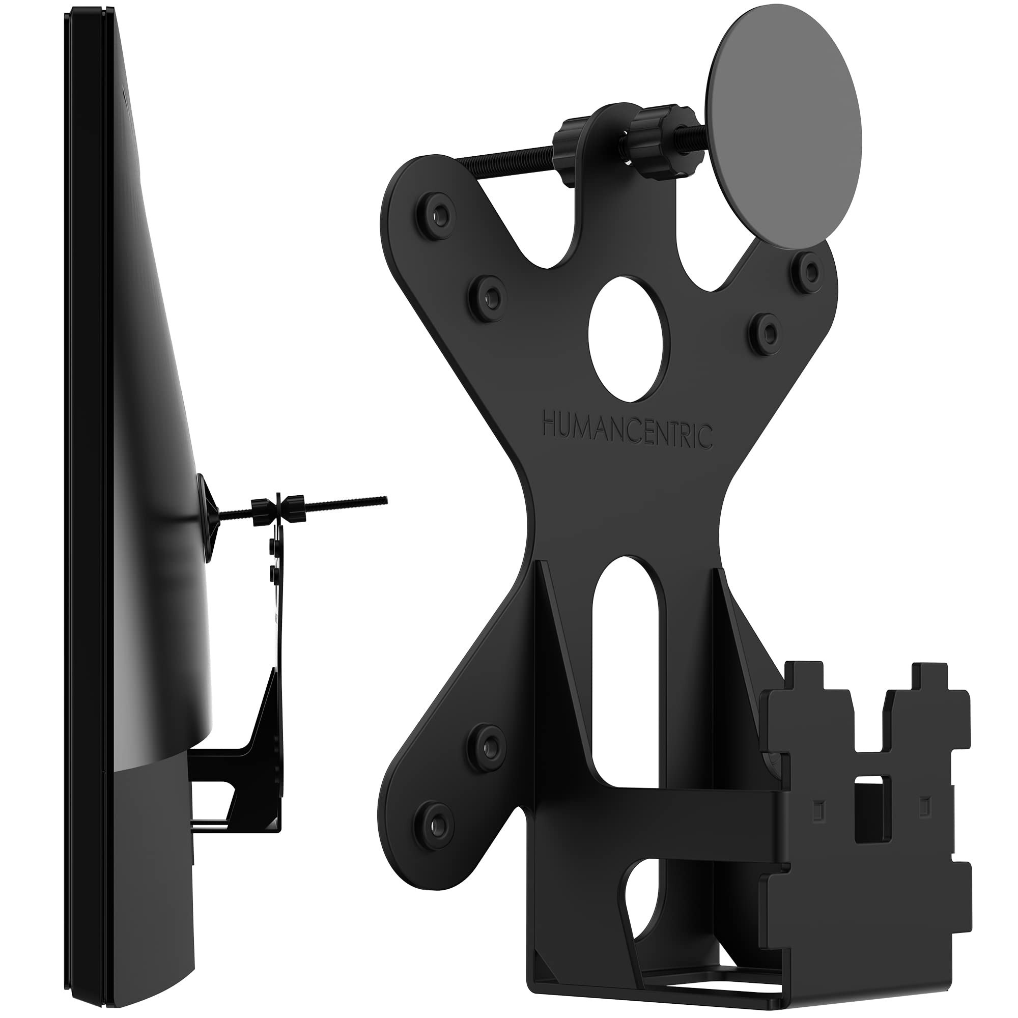 HumanCentric VESA Mount Adapter Compatible with Dell Monitors SE2416HX, SE2717HX, SE2717HR, SE2717H, S2216M, S2216H, SE2716H, SE2216H, SE2417HG, SE2416H, S2216H, 75x75mm and 100x100mm Patterns