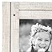 Americanflat 8x10 Picture Frame with Polished, Crystal Clear Glass - Hampton Collection - Distressed Wood Picture Frames for Tabletop and Wall Display - Aspen White