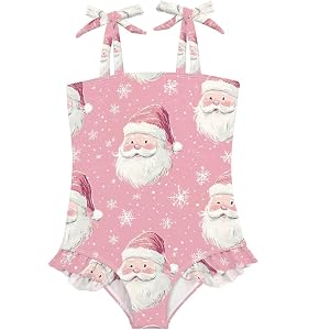 Ollabaky Girls One Piece Swimsuit Toddler Girl Bathing Suit Quick Dry Kids Swimwear