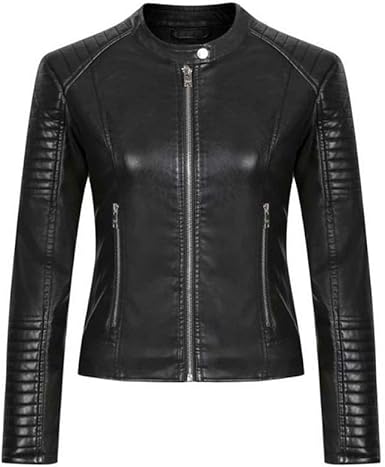 winter white leather jacket