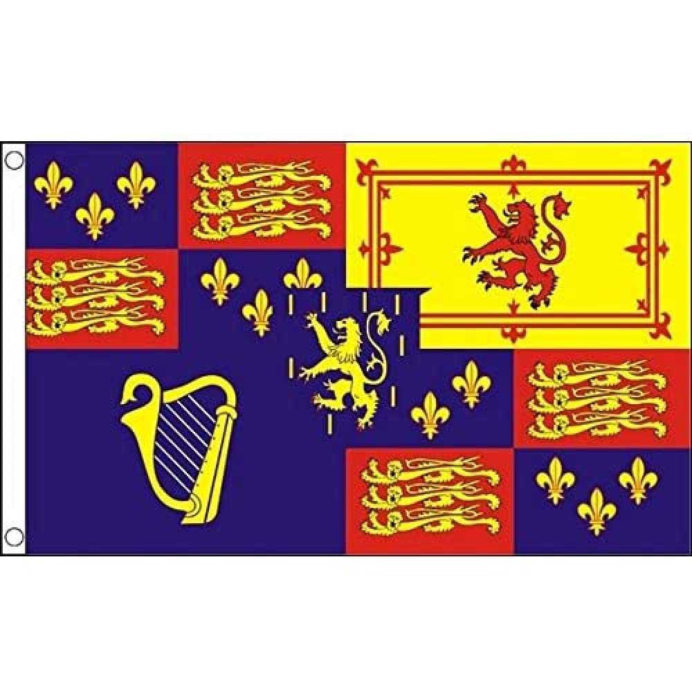 AZ FLAG - Royal Banner 1689-1702(William Iii) Flag - 3x5 Ft - 100D Polyester Bristish Historic Banner with Two Metal Grommets - Fade Resistant - Vivid Colors - 3' x 5' Feet - 150x90 Cm