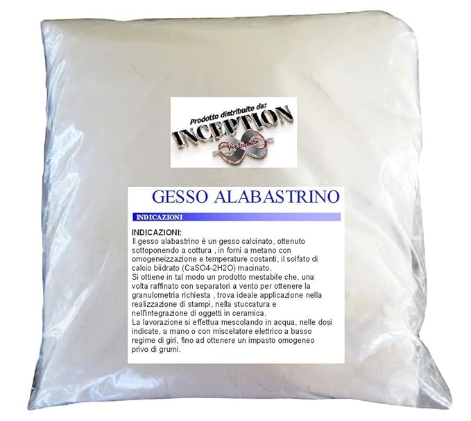Inception Pro Infinite 1kg Gips-Alabastrino-Scagliola zum Gießen in Silikonformen und mehr