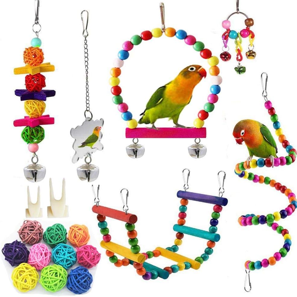 parakeet cage toys