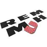 BDTrims Bumper Raised Letters fits Hummer H2 Models (Matte Black)