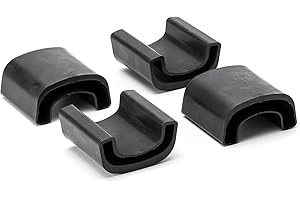 RHAOCZIYAUTO E8TZ-5A978-A Rear Spring Insulator Bushing Fit for Ford F250 F350 F450 F550 Super Duty 1988-2025 Rear Suspension Leaf Spring Seat Cushion Replace# E8TA-5A978-AA E8TZ5A978A - 4PCS