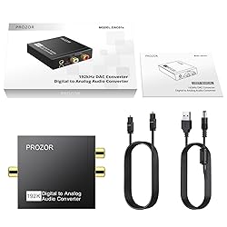 PROZOR 192KHz Digital to Analog Audio Converter DAC