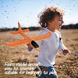 Highttoy Throwing Foam Airplane Glider Toy Blue for 3-12 Years view 7