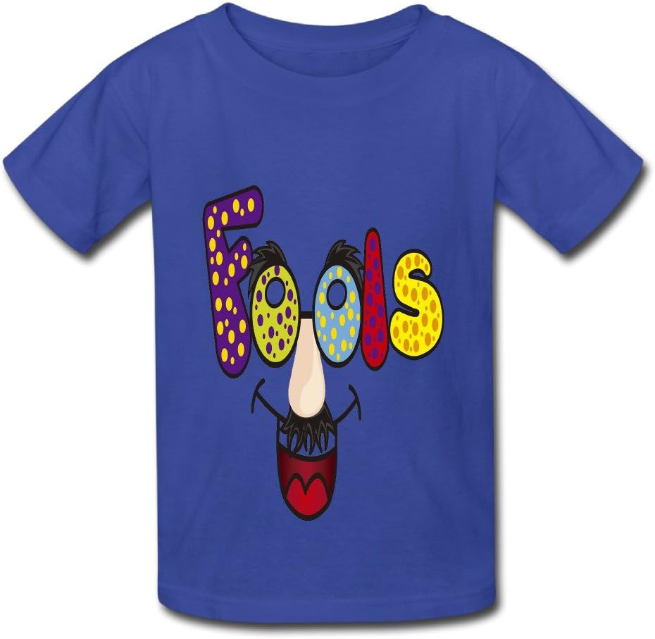 The Devil April Fool's Day Juvenile Short Sleeve T-shirts Black