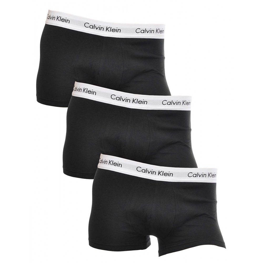 Calvin Klein Underwear Men's Hip Shorts Pack of 3 - Cotton Stretch