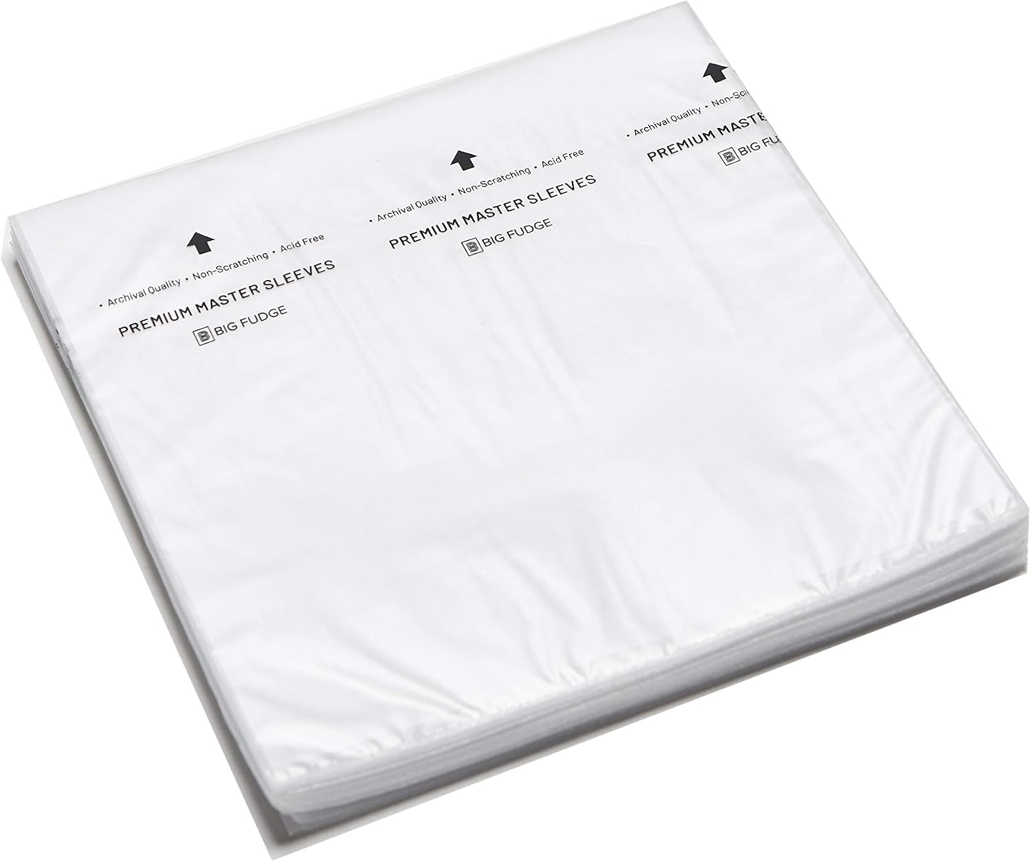 BIG FUDGE Premium Master Vinyl Record Sleeves, 7 inch x 50pcs, Archival Anti-Static Rice Paper Inner Sleeves - Image 4