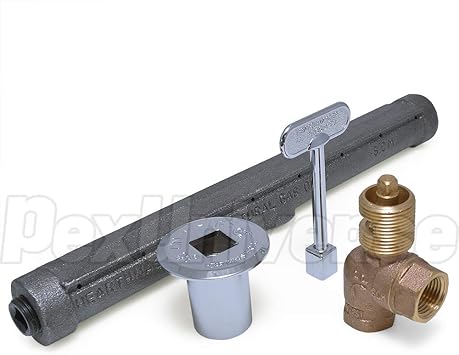 Hearthmaster Angle Log Lighter Kit Bar Valve Flange Key Ng Only Pack Of 1 Amazon Com