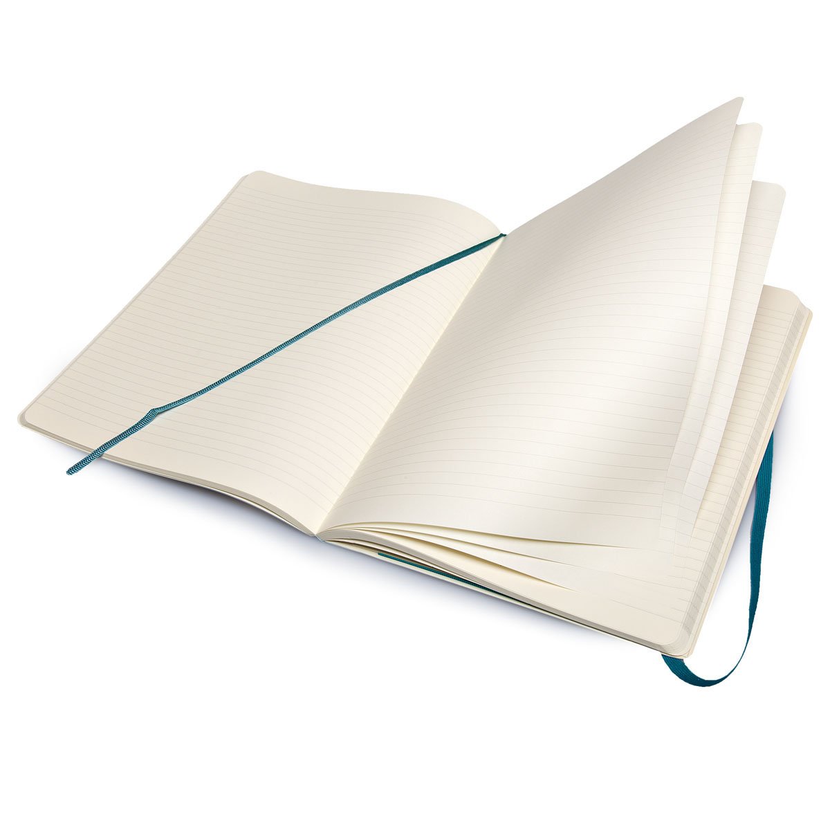 Нелинованная бумага для математики. Записная книжка Moleskine Classic (в точку), large (13х21см), синяя