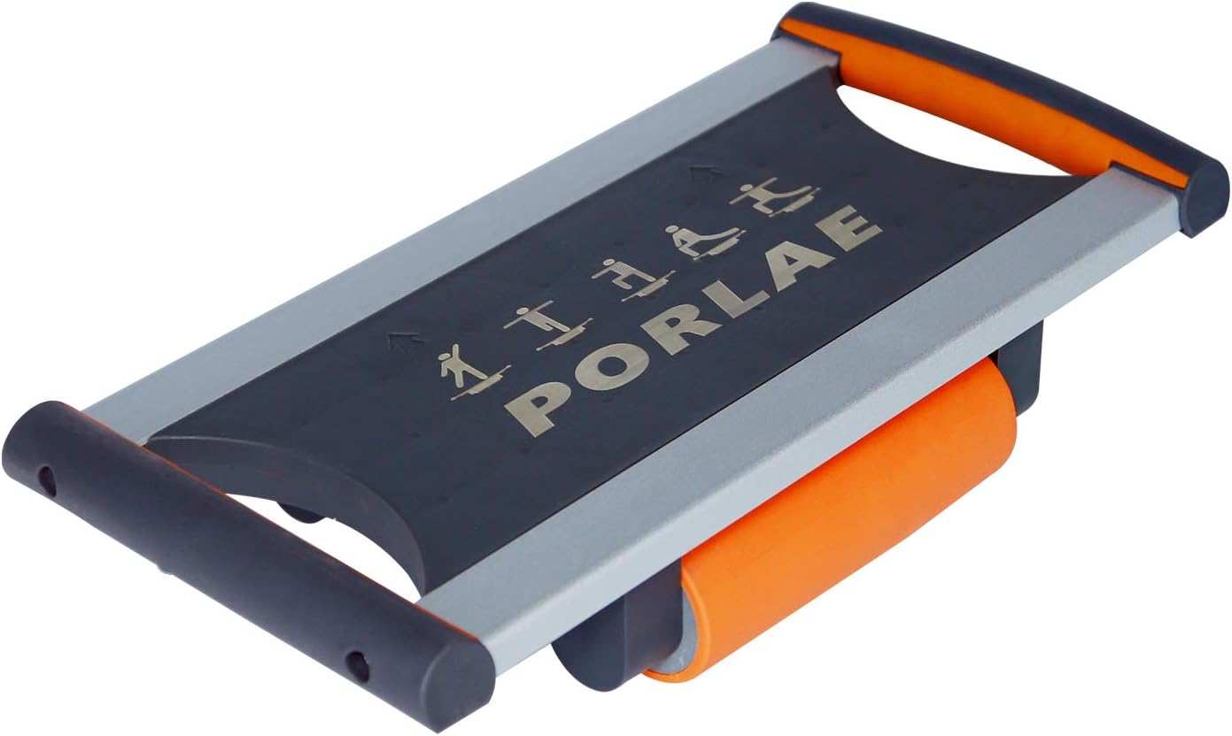 PORLAE Ab Roller for Abs Workout, Household Ab Roller Wheel Exercise Equipment for Core Workout, Ab Wheel Roller for Home Gym, Ab Workout Equipment for Abdominal Muscle Exercise,Orange