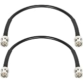 XRDS -RF 1FT SDI Cable, BNC Male Digital Video Cable 75 Ohm RG59 BNC Cables Supports HD-SDI/3G/6G-SDI/4K/8K (2PCS)