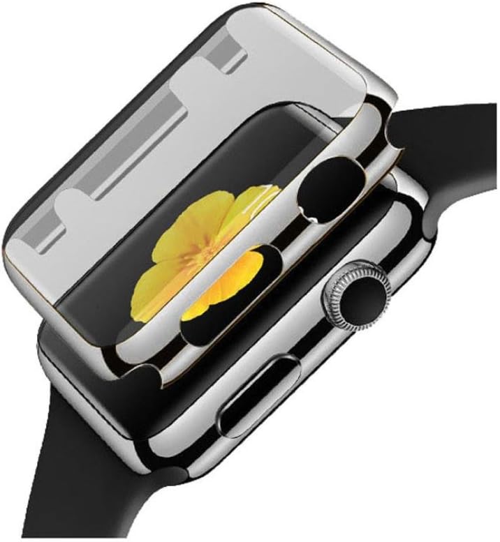 Amiley Ultra-Slim Transparent Full Cover TPU Case Cover for Apple Watch Series 1 38mm