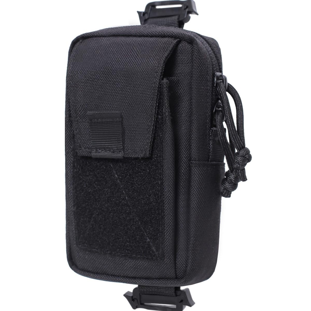 HOUSON Tactical Phone Holster, Molle EDC Belt Organizer Molle Pouches Waterproof Waist Bag for Outdoors Hunting Camping Trekking Traveling black