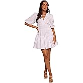 Petal & Pup Women's Alessia Mini Dress-White