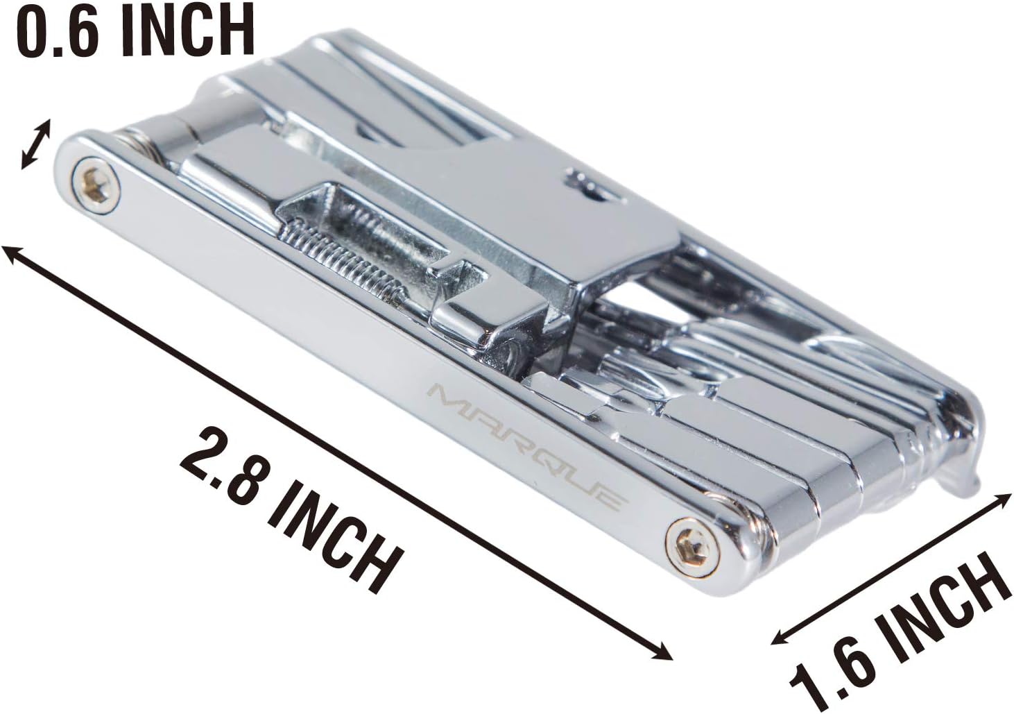 MARQUE MT 20 Bike Multitool – 20 in 1 Bicycle Multi Tool Repair Kit for Road and Mountain Bikers. Slim Profile with Chain Breaker, Perfect Road and MTB Cyclist Gift: Home Improvement