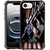 Goodsprout Compatible with iPhone 16e Case,Amazing Pattern Design Shockproof Anti-Scratch Hard PC Back Case for iPhone 16e American Flag Army