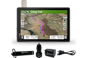 Wearable4U - Garmin Tread XL Overland, All-Terrain Navigator, Rugged, Built in Mapping, iOverlander, Ultrabright Display, Large with Power Pack Bundle