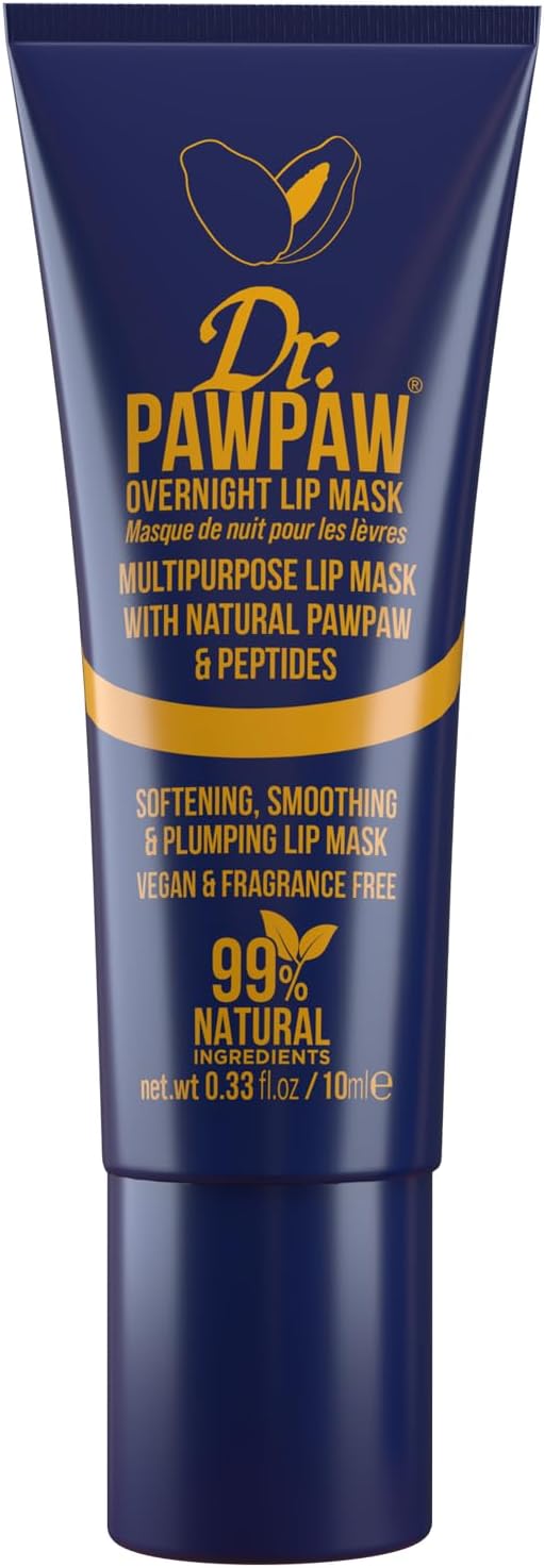 Dr. PAWPAW Overnight Lip Mask 10ml Natural Hydrating Lip Treatment