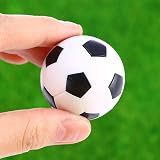 IRYNA Table Soccer Foosballs Replacements 32mm Black and White 6 Pieces view 5