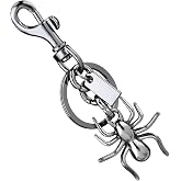 MJHRRZQ Gothic Spider Keychain for Men Women - Gothic Jewelry purse charms, Unique Bag Charm, Gothic Accessories