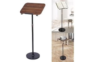ISXACFF Lectern Podium Stand Floor Book Holder Stand for Reading Adjustable Angles Cookbook Stand Multifunctional Display Sta
