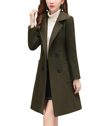 Amazon.com: A New Day Women's Essential Wool Overcoat Jacket - (US