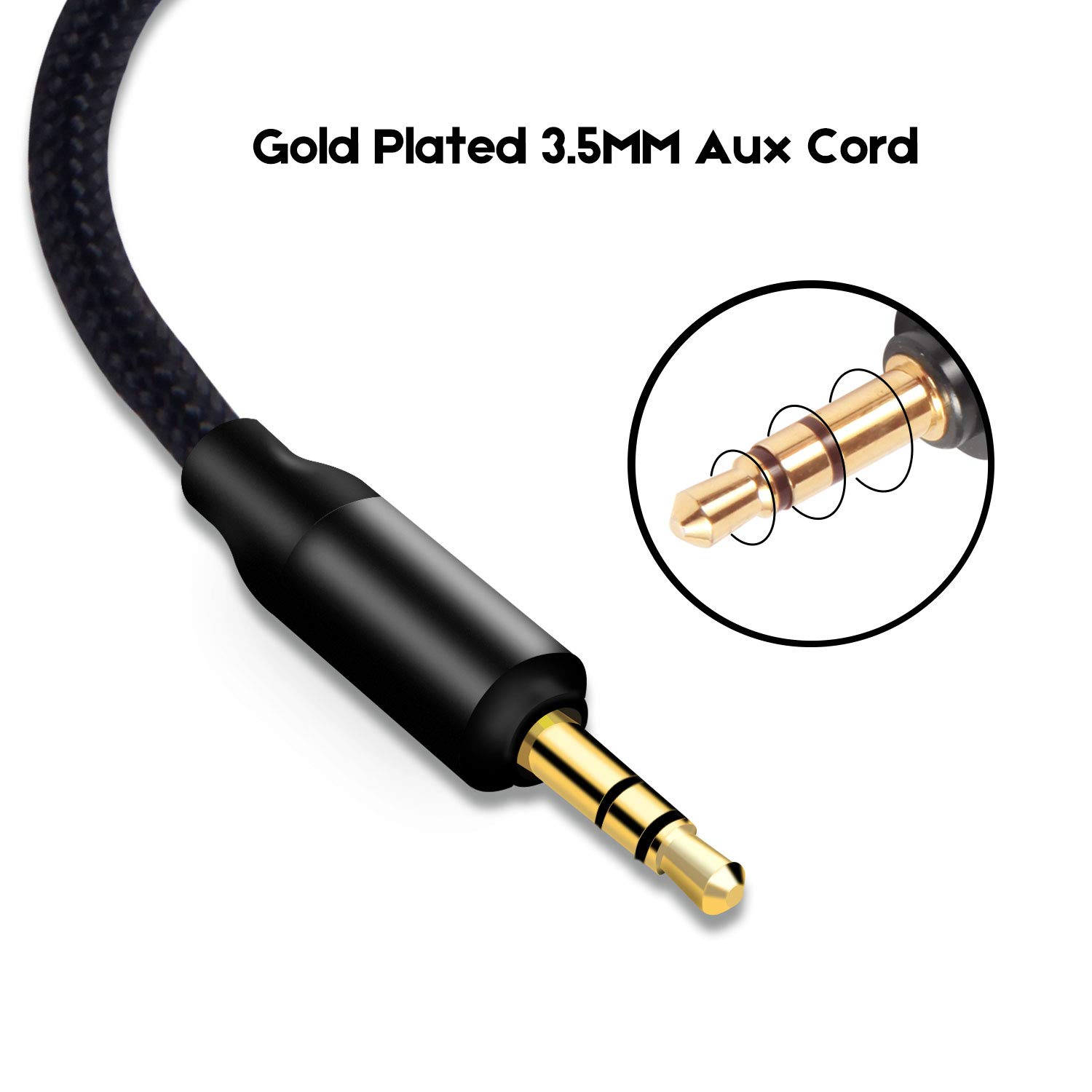 Computer Cables Connectors 12ft 2 5mm Stereo M M Speaker Headset Cable Computers Tablets Networking