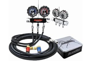 CPS MAID8QZ Blackmax Chrome Manifold Gauge Set with Collector's Tin