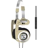 Koss Porta Pro Limited Edition Rhythm Beige Headphones with Microphone, Volume Control, and Remote