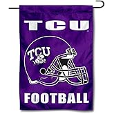 Texas Christian Horned Frogs Football Helmet Garden Flag