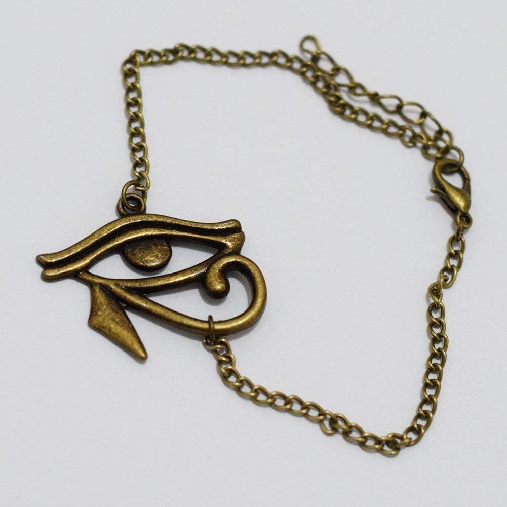 Egyptian Bracelet, Eye of Horus Charm Bracelet, Birthday Present, Gift, Bracelet Everyday Gift