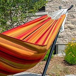 Vivere Double Sunbrella® Hammock with Space Saving