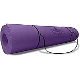 Hatha Yoga Thick TPE Yoga Mat 72"x 27"x1/3 inch Non Slip Eco Friendly Exercise Mat for Yoga Pilates & Floor Workouts