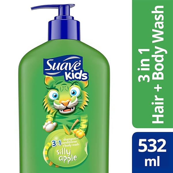 SILLY APPLE 3-IN-1 SHAMPOO, CONDITIONER, BODY WASH