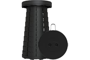 Telescopic Stool,Folding Chair,Load-Bearing Capacity of 330bl,10-Step Adjustable Height,Weight 1.94 Pounds,Suitable for Every