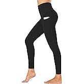 Fengbay High Waist Yoga Pants, Pocket Yoga Pants Tummy Control Workout Running 4 Way Stretch Yoga Leggings