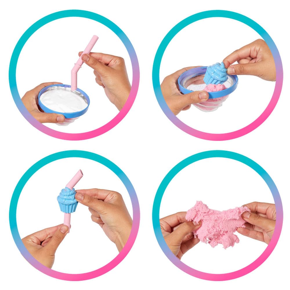 Barbie Pop Reveal Series Fashion Doll & Accessories Set, Treat Series, Cool Cupcake Theme with Pet, 8 Surprises Include Color Change