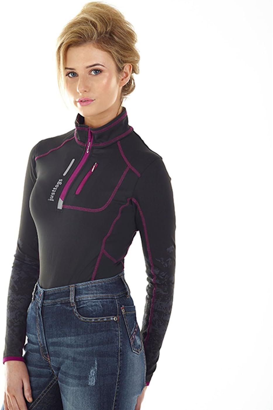 Just Togs Womens AirCool Riding Top Baselayer Long Sleeve