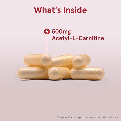 Jarrow Formulas® Acetyl L-Carnitine 500 mg, Dietary Supplement, Amino Acid Support for Brain Health and Antioxidants, 120 Veggie Capsules, 120 Day Supply in Kenya