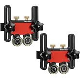 TOOLCOOL Updated Bearing Roller Featherboards Feather Boards for Table Saw Router Tables Band Saws Jig Guide Table Saw Accessories (2 Pack)