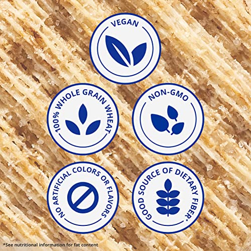 TRISCUIT MINIS ORIGINAL WHOLE GRAIN WHEAT CRACKERS, VEGAN CRACKERS, BULK LUNCH SNACKS, 20 SNACK PACKS