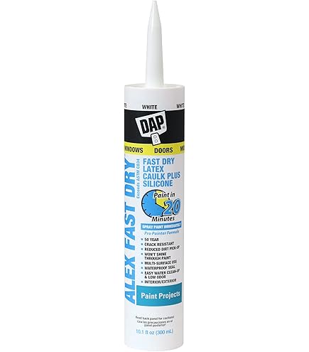 Amazon.com: Red Devil 0736 Speed Demon Acrylic Caulk, 10.1 oz
